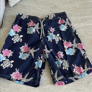 Vilebrequin Navy Floral Board Shorts